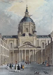 Der Hof der Sorbonne, Mitte des 19. Jahrhunderts